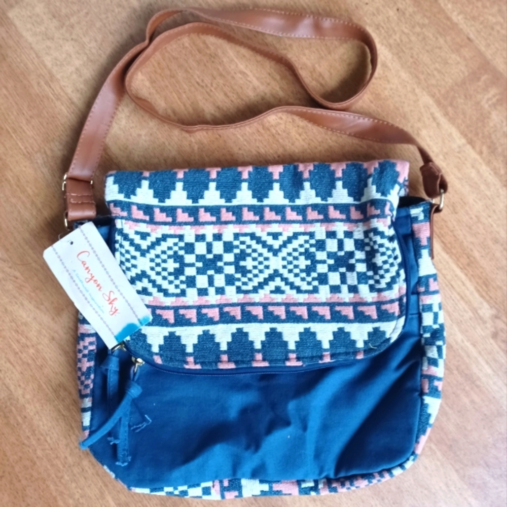 Canyon Sky purse southwestern inspired shoulder bag